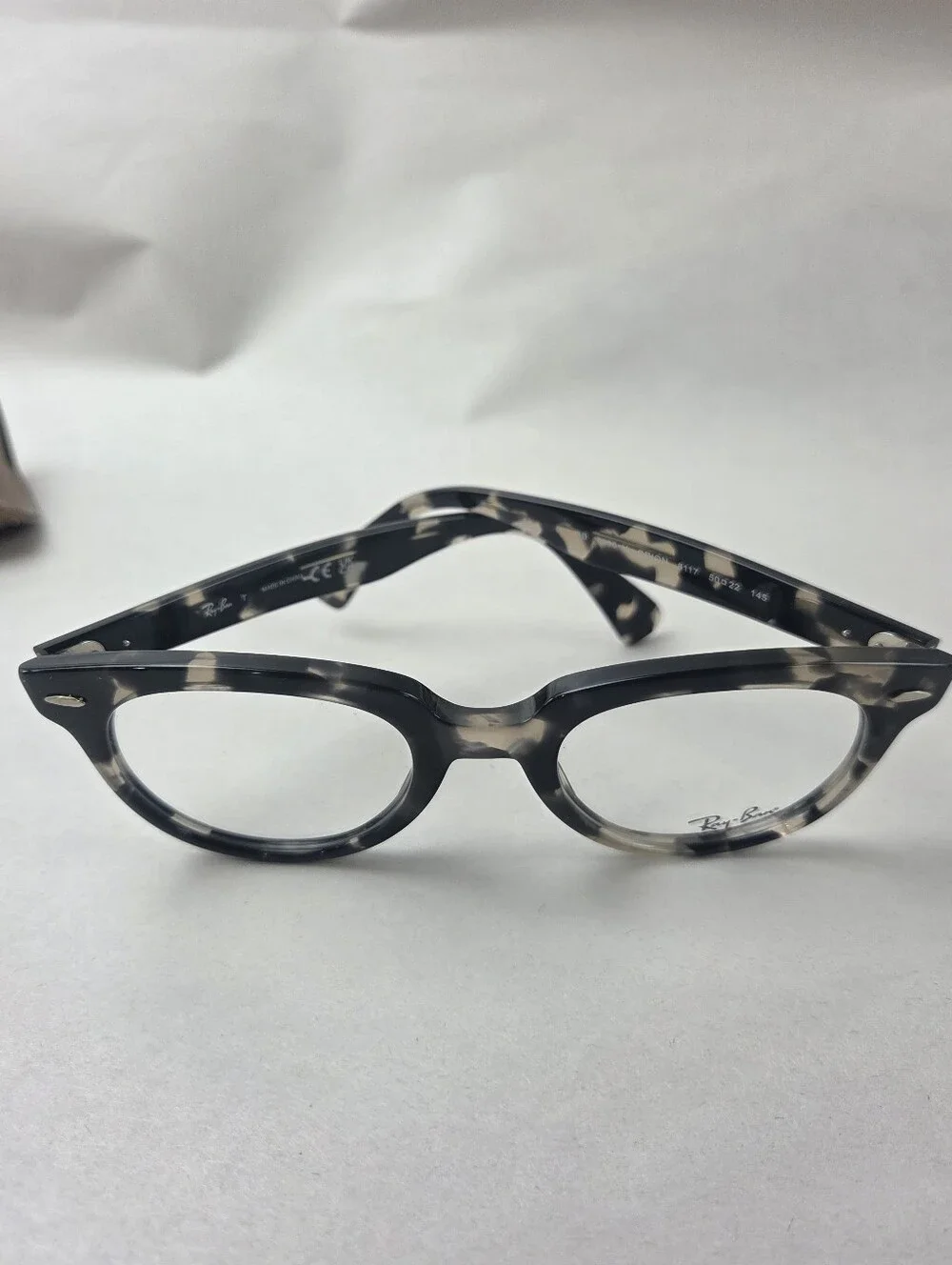 Ray-Ban Eyeglasses Frames RB2199-V ORION 8117 Brown Gray Tortoise 50-22-145